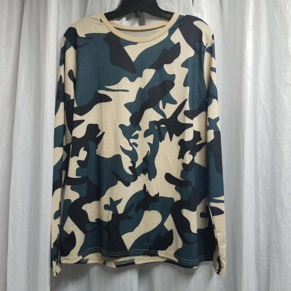Camouflage long sleeve for ladies